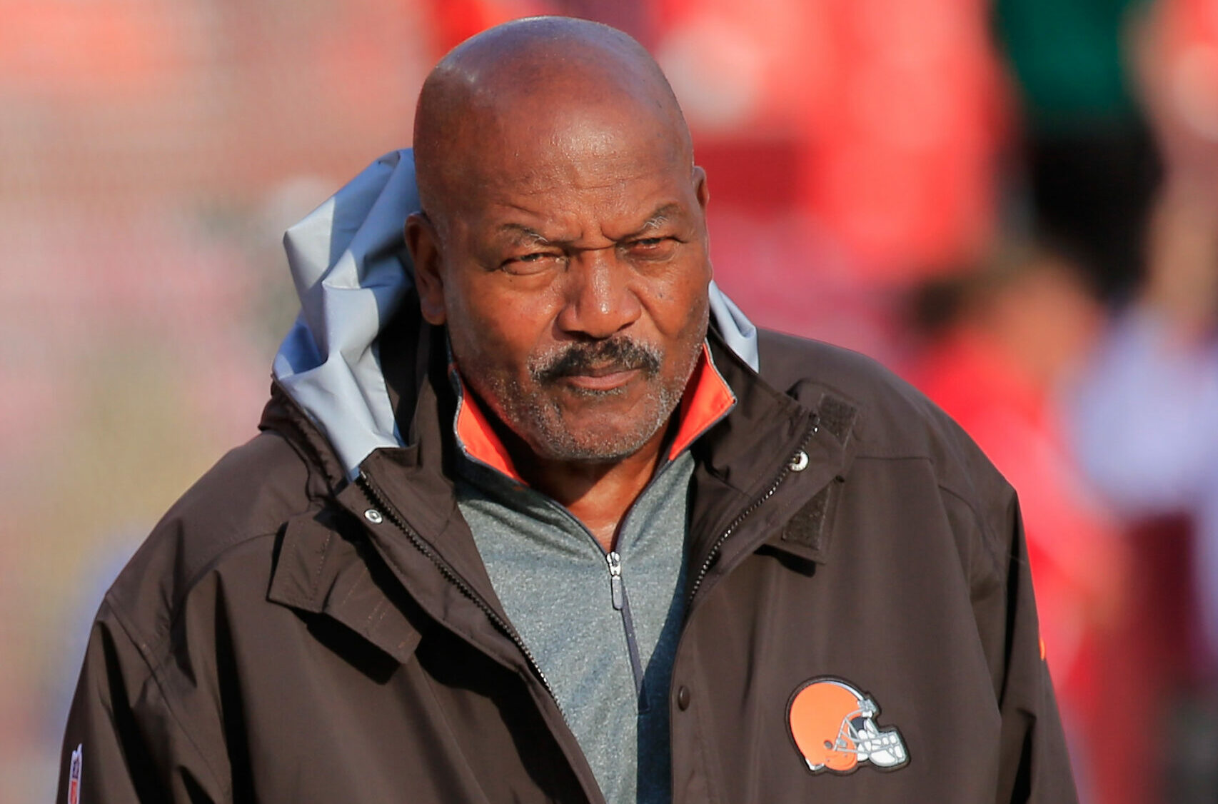 Former Cleveland Browns running back Jim Brown