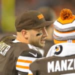 Former Cleveland Browns QBs Brian Hoyer and Johnny Manziel