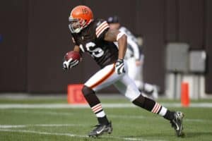 Former Cleveland Browns returner Josh Cribbs