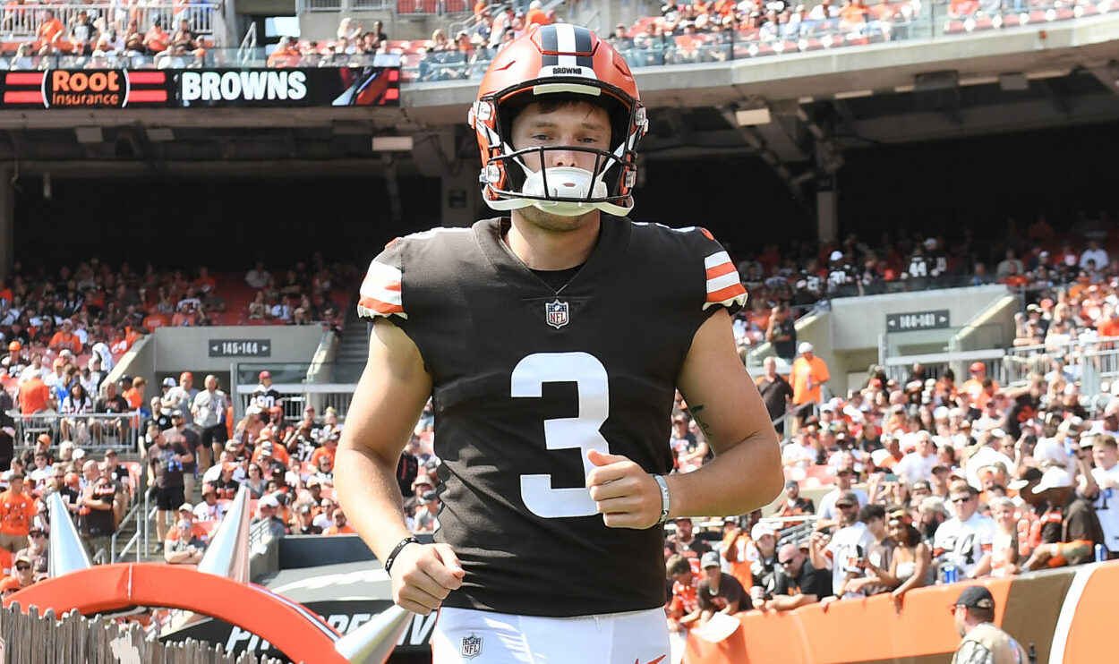 Cleveland Browns kicker Cade York