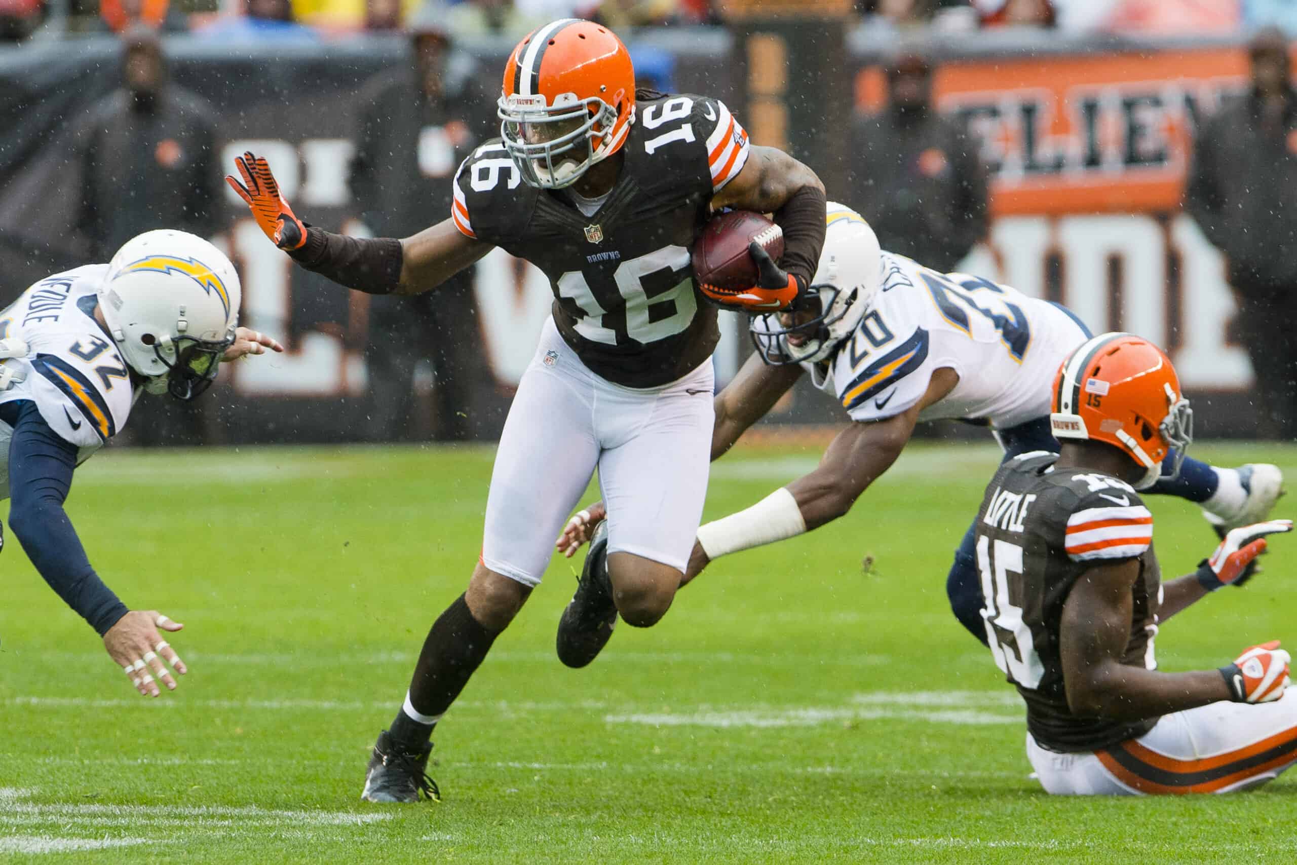 Former Cleveland Browns returner Josh Cribbs