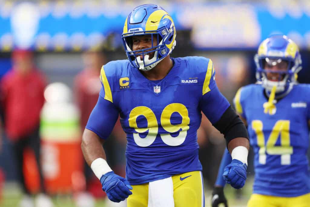 Former Los Angeles Rams DT Aaron Donald