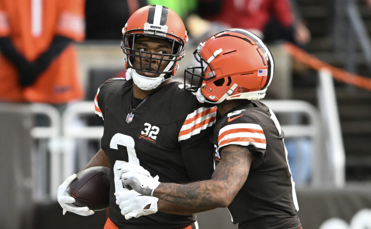 Cleveland Browns WRs Amari Cooper and Elijah Moore