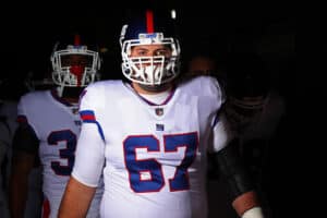 New York Giants offensive lineman Justin Pugh