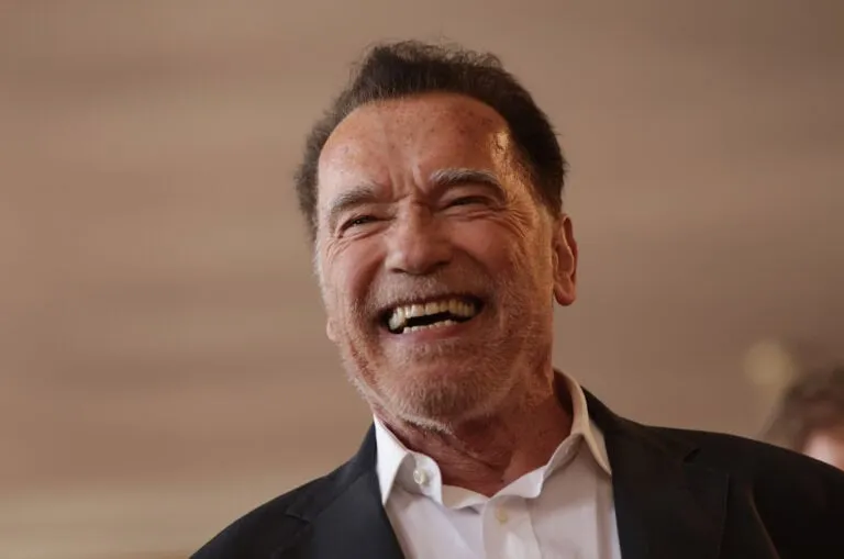 BERLIN, GERMANY - SEPTEMBER 17: Former California Governor Arnold Schwarzenegger arrives at an event in which Schwarzenegger was to receive an honorary degree from the Hertie School on September 17, 2024 in Berlin, Germany. The award is in honour of Schwarzenegger's commitment to climate protection and civil society.