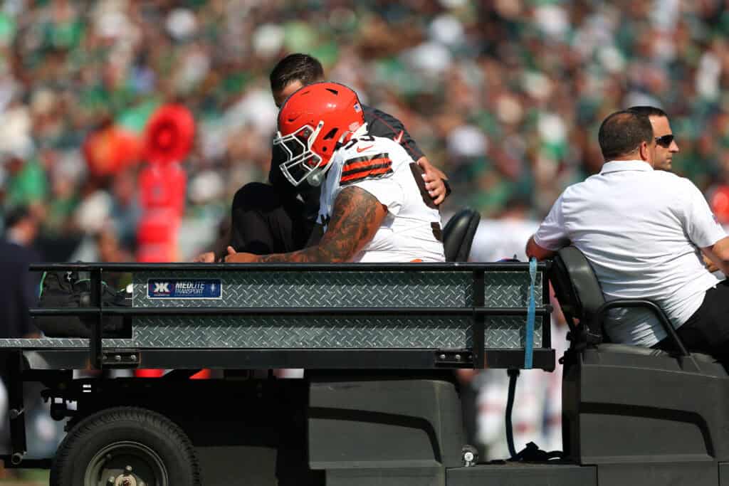 4 Browns Injured Against Eagles On Sunday