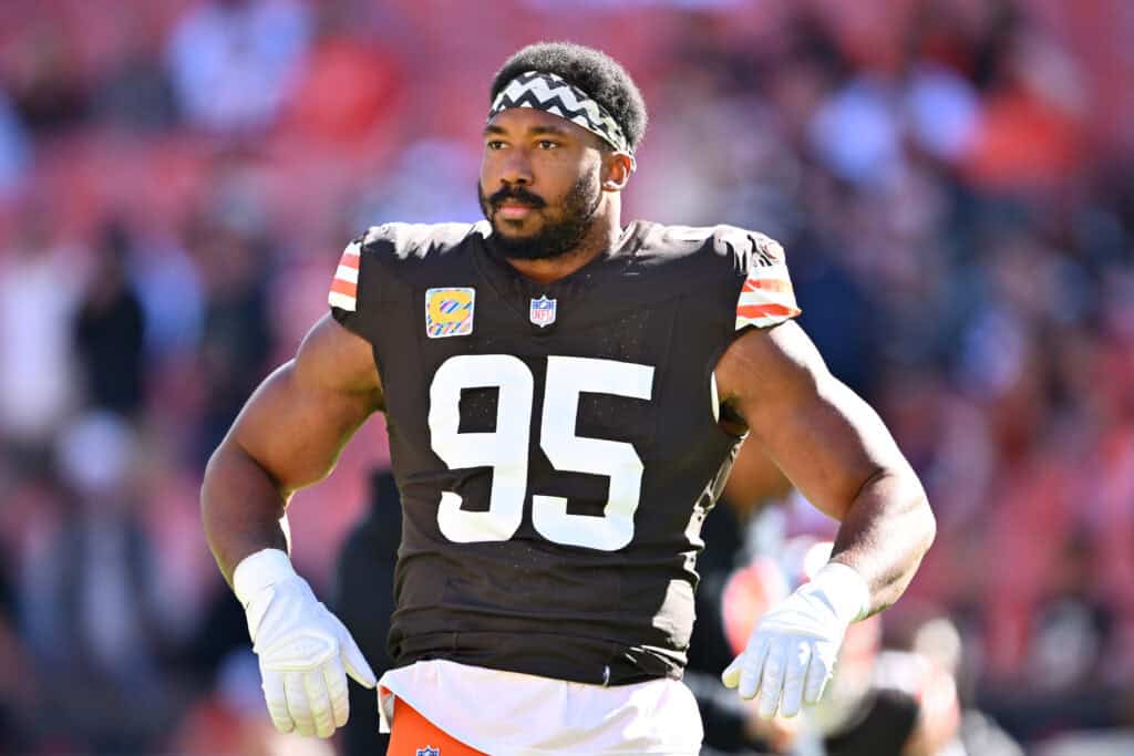 Myles Garrett Reveals His Thoughts On Hearing From Arnold Schwarzenegger