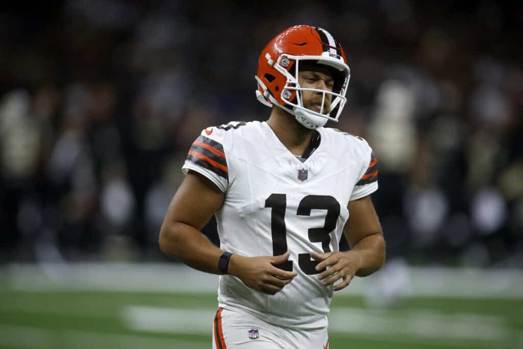 Corey Bojorquez Arrives At Sunday’s Game Wearing 2-Word Message