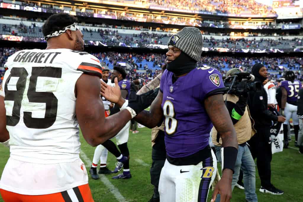 Lamar Jackson Noticed A Change With Myles Garrett This Season