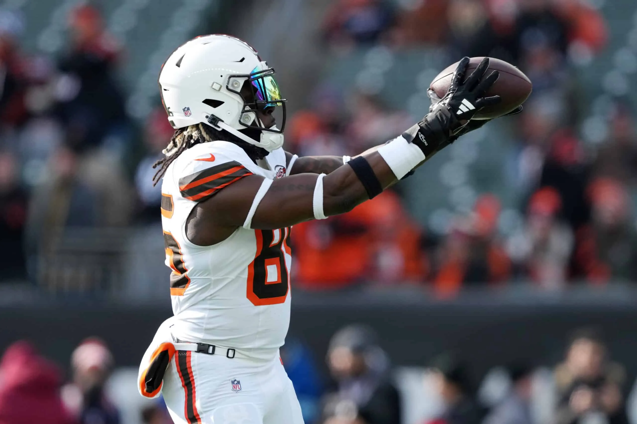 David Njoku Recently Linked Up With Top QB Prospect