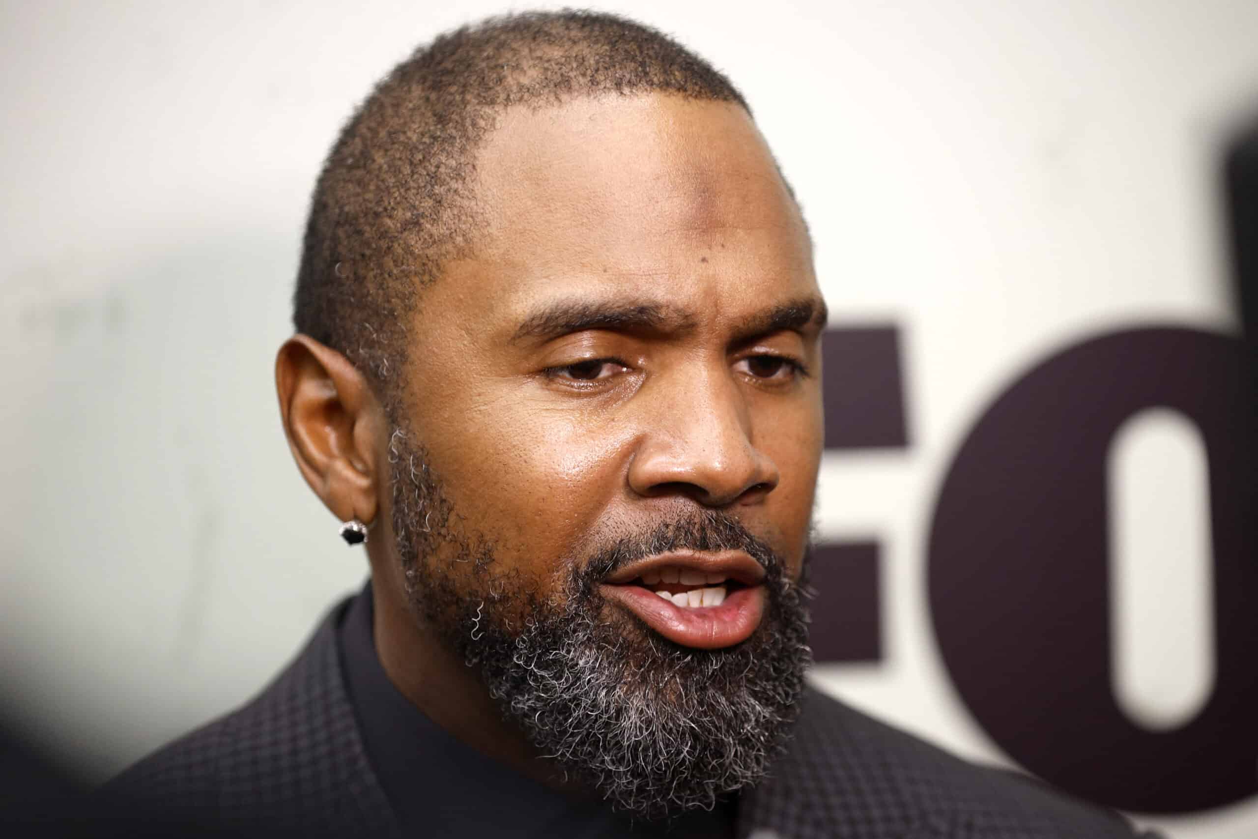 NEW ORLEANS, LOUISIANA - FEBRUARY 06: Former NFL player and NFL Kickoff analyst, Charles Woodson, speaks to media during FOX Sports Media Day at Ernest N. Morial Convention Center on February 06, 2025 in New Orleans, Louisiana.