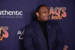 LAS VEGAS, NEVADA - FEBRUARY 09: LeSean McCoy attends 'Shaq's Fun House' at XS nightclub at Encore Las Vegas on February 09, 2024 in Las Vegas, Nevada.