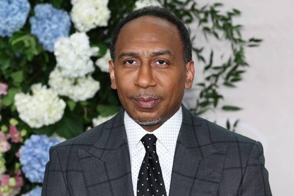 NEW YORK, NEW YORK - MAY 13: Stephen A. Smith attends the 2025 Disney Upfront at Javits Center on May 13, 2025 in New York City.