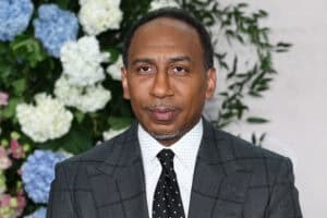 NEW YORK, NEW YORK - MAY 13: Stephen A. Smith attends the 2025 Disney Upfront at Javits Center on May 13, 2025 in New York City.