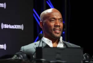 PHOENIX, ARIZONA - FEBRUARY 09: Louis Riddick attends SiriusXM At Super Bowl LVII on February 09, 2023 in Phoenix, Arizona.
