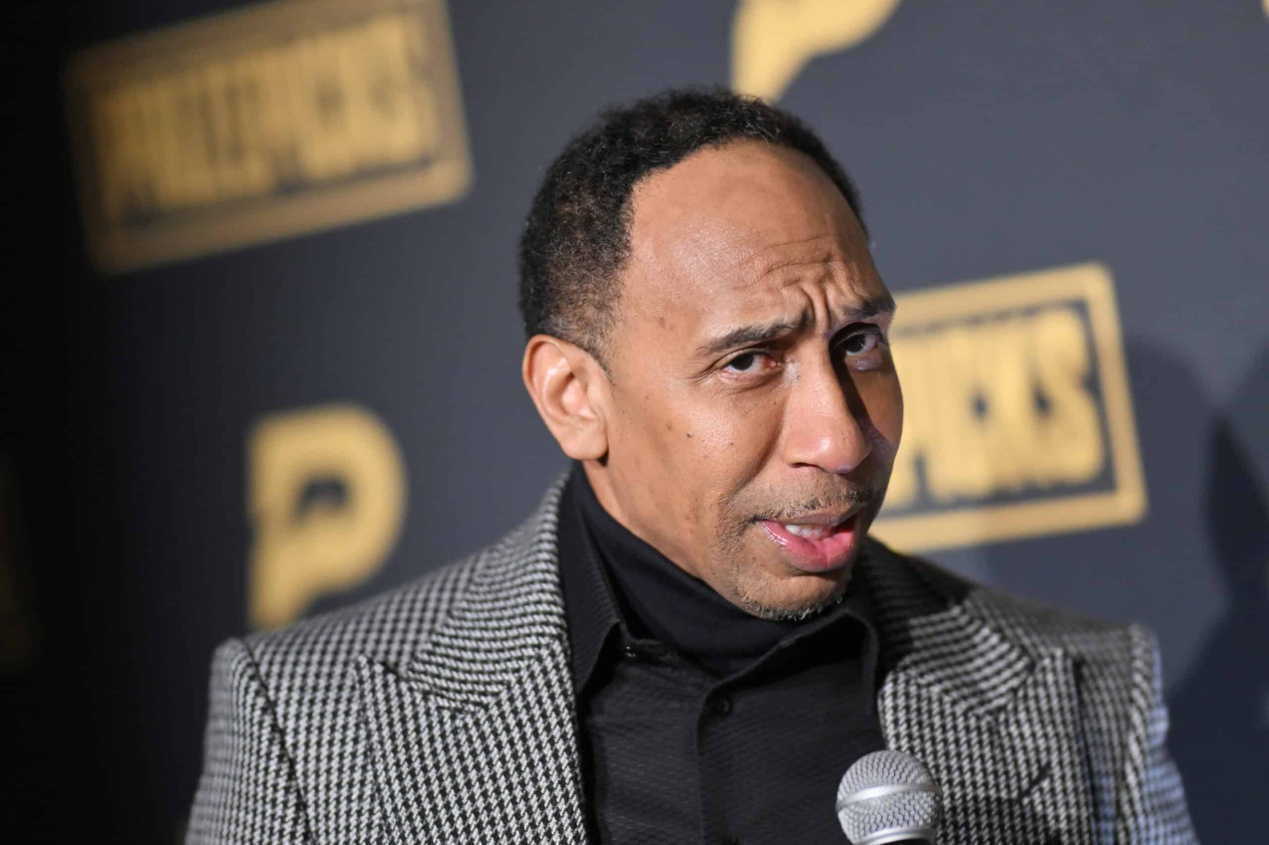 ATLANTA, GEORGIA - NOVEMBER 17: Stephen A. Smith attends 2024 PrizePicks World Championship at Pullman Yards on November 17, 2024 in Atlanta, Georgia.