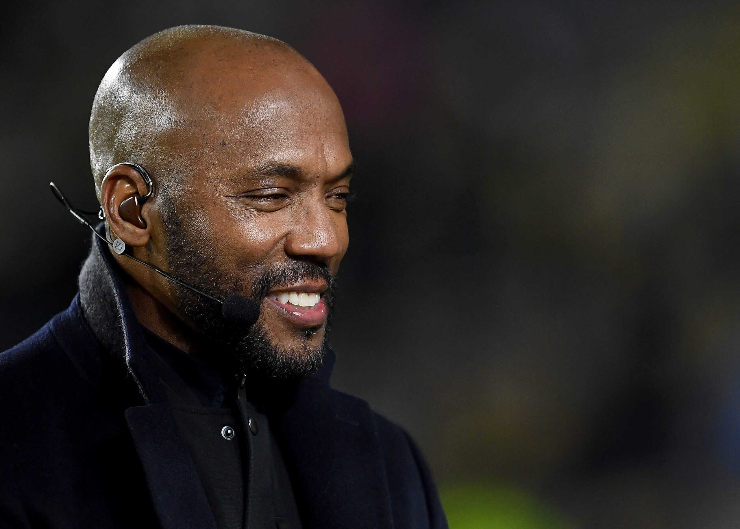 GREEN BAY, WISCONSIN - OCTOBER 14: ESPN analyst Louis Riddick looks on before the game between the Green Bay Packers and the Detroit Lions at Lambeau Field on October 14, 2019 in Green Bay, Wisconsin.