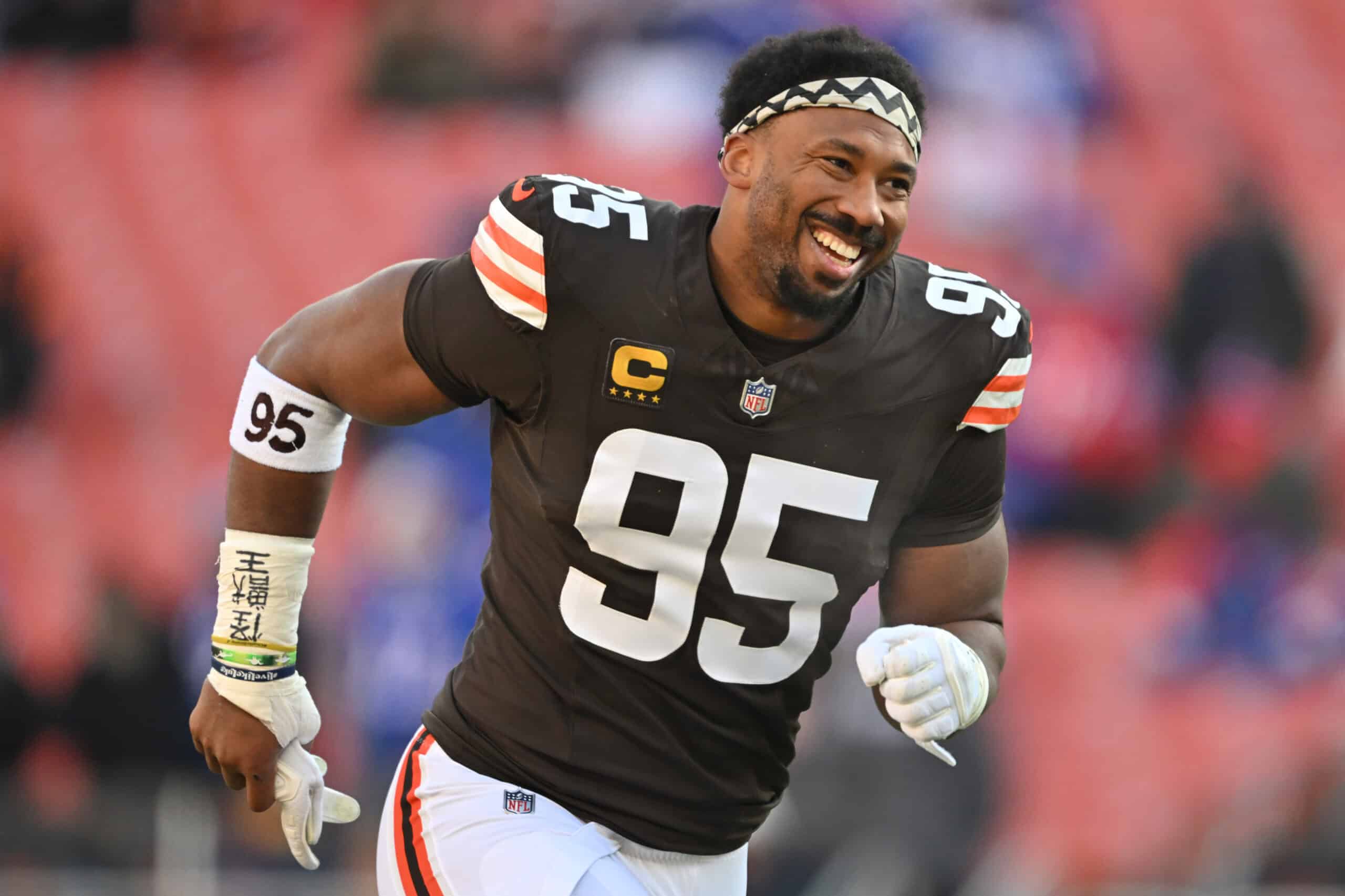 Myles Garrett Reveals His Defensive Line Mount Rushmore