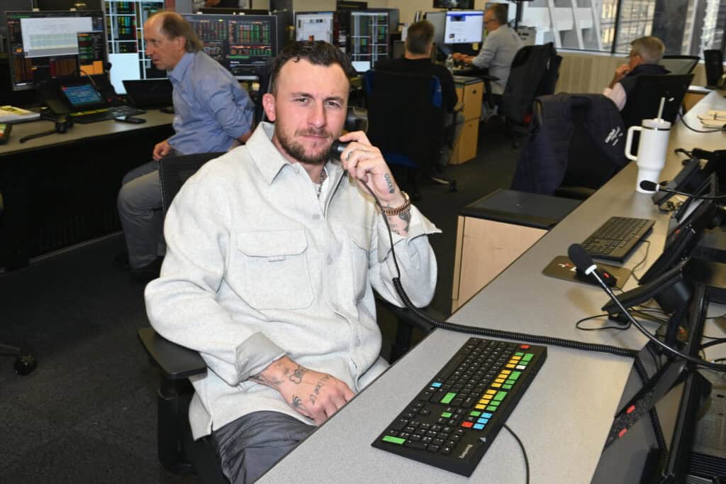 NEW YORK, NEW YORK - SEPTEMBER 11: Johnny Manziel attends Charity Day 2025 Hosted by Cantor Fitzgerald Relief Fund at BGC Group on September 11, 2025 in New York City.